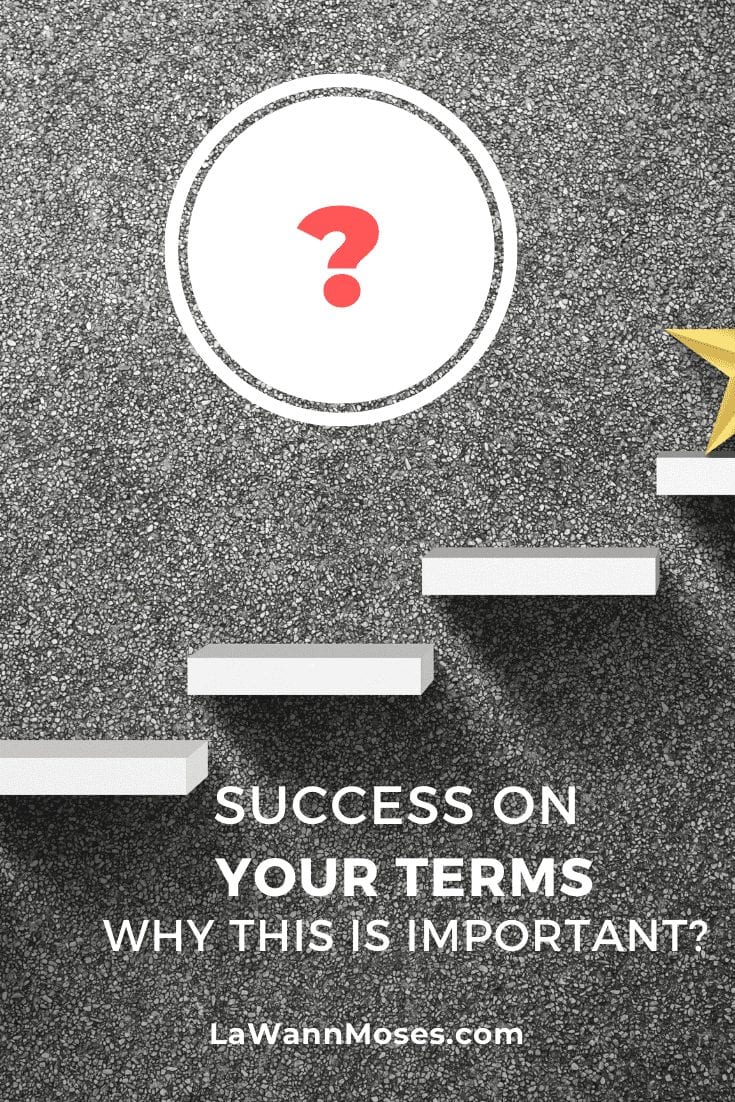 why you need to define success on your own terms